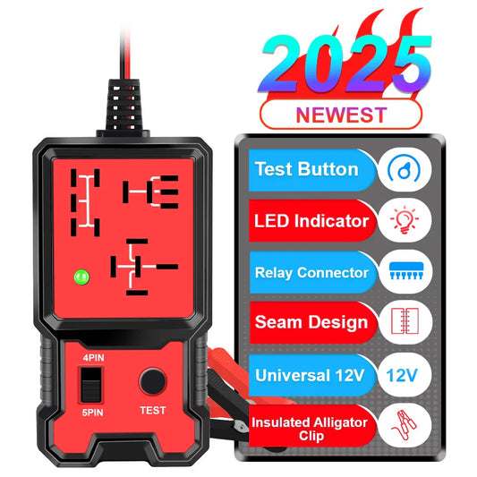 LED Indicator Light Car Battery Checker – 12V Relay Tester & Diagnostic Tool